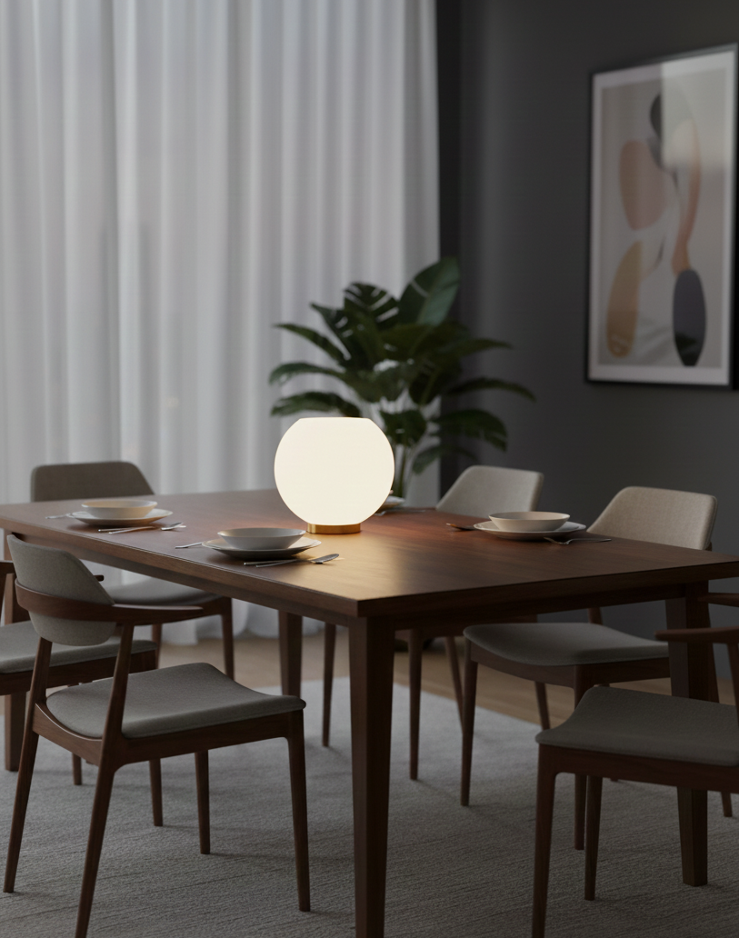 Candeeiro Bowl com Coluna de Música Bluetooth
